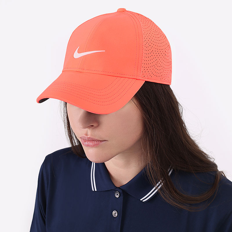 женская оранжевая кепка Nike WMNS Aerobill H86 Perforated Cap BV1079-854 - цена, описание, фото 1